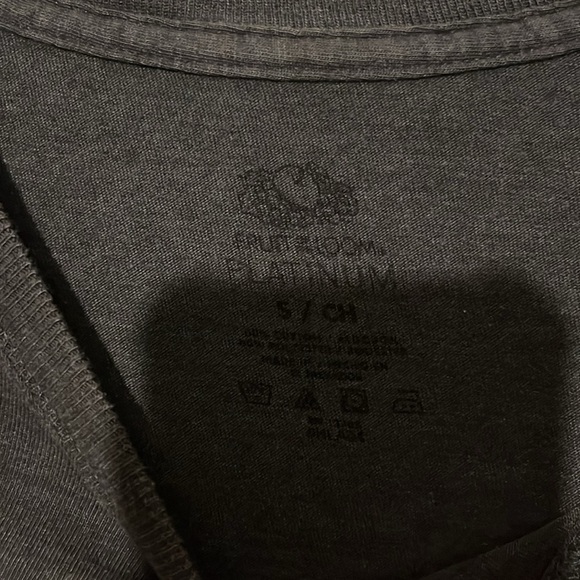 Fruit of the Loom platinum gray t-shirt, size small - Picture 5 of 6
